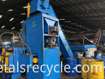 Y83W-250 Horizontal Ferrous Non-Ferrous Waste Metal Briquette Recycling Machine